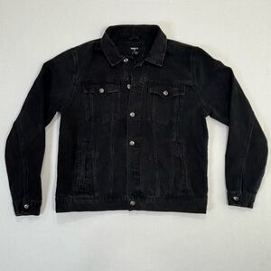 Forever 21 -Men’s Black Jean Jacket, GUC
